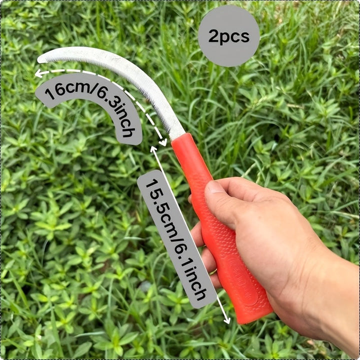 Tijeras de jardín de acero de manganeso de alta resistencia con una sola hoja - Hojas afiladas duraderas y de larga duración para césped, jardinería, agricultura y paisajismo - Mango ergonómico con diseño de dragón para una corte eficiente y mantenimient