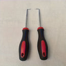 Conjunto de 2 piezas de ganchos especiales para lavadoras de pulsador, extractores de chasis, herramientas de desmontaje de limpieza y reparación de electrodomésticos, artefactos de destornillador