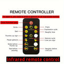 1pc Luces de gestos y expresiones LED para coche - Lenguaje de señas, sensor de infrarrojos, inalámbrico, no necesita batería, 36V o inferior, prevención de ira vial, accesorio de coche moderno, regalo perfecto para conductores, Luces LED para coche