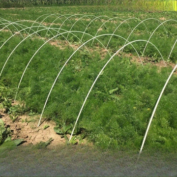 Soporte pequeño para arco de cobertizo, cobertizo para vegetales, cobertizo para flores, soporte aislante para plántulas, red protectora solar, segundo soporte para cobertizo, fibra de vidrio