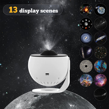Lámpara proyector de globo terráqueo 13 en 1