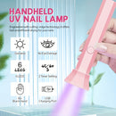 Lámpara de uñas LED portátil miniatura, lámpara de curado de esmalte de uñas USB recargable, máquina de manicura rápida, herramienta de arte de uñas