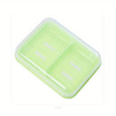 1 Pieza, Caja De Jabón De Drenaje De Doble Rejilla, Jabonera De Plástico Con Tapa, Accesorios De Baño