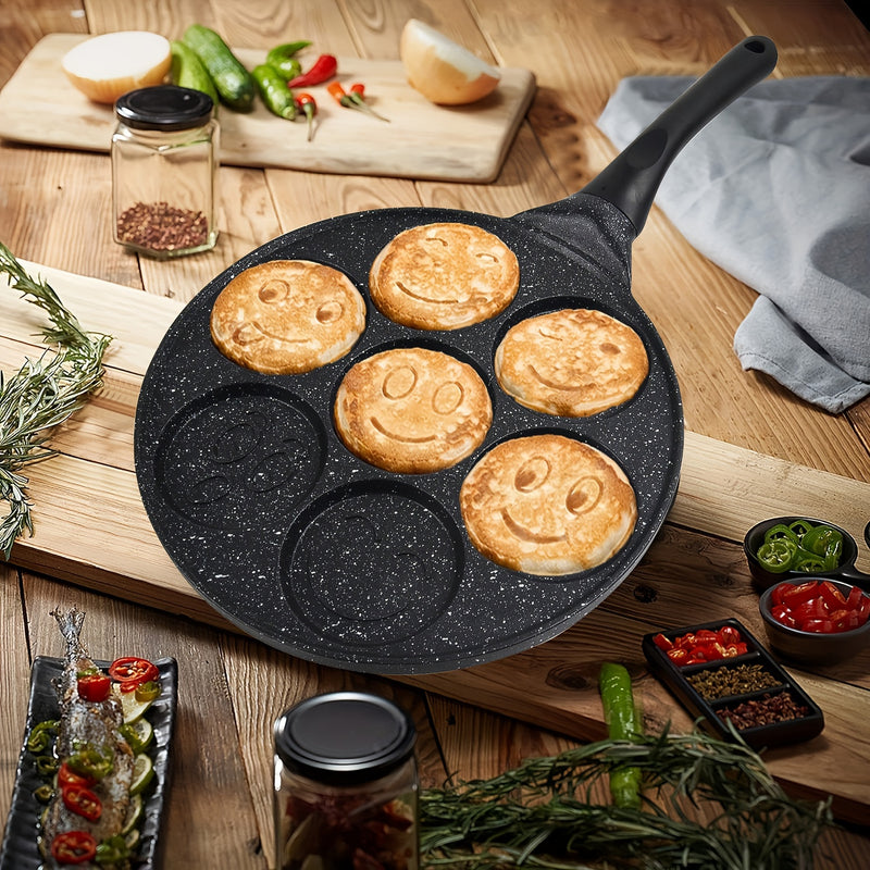 1 sartén mini para panqueques, molde de 7 formas, fabricante de panqueques