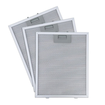 Juego de 2/3 piezas filtro para campana extractora 26.16cm x 32.0cm, malla de aluminio de 5 capas, filtro de grasa, fácil de limpiar, duradero, fácil de reemplazar, accesorios de cocina