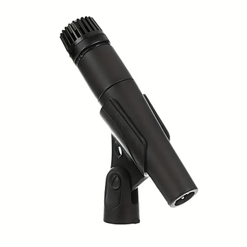 Microfono Dinámico M57 - Calidad Profesional, Portátil y de Mano con Diseño Clip-on para Presentaciones en Vivo y Grabacións, Ideal para Baterías y Amplificadores