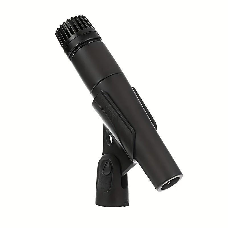 Microfono Dinámico M57 - Calidad Profesional, Portátil y de Mano con Diseño Clip-on para Presentaciones en Vivo y Grabacións, Ideal para Baterías y Amplificadores