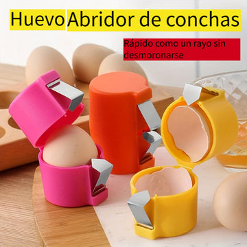 Separador de Cáscaras de Huevo Fácil de Limpiar - Rápido Pelar y Dividir la Yema, Esencial para Hornear en Cocina