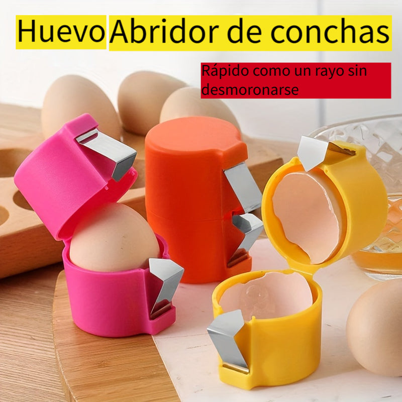 Separador de Cáscaras de Huevo Fácil de Limpiar - Rápido Pelar y Dividir la Yema, Esencial para Hornear en Cocina
