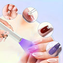 CIICII Mini Lámpara de Curado de Esmalte de Uñas Gel con Pantalla Digital Portátil, Inalámbrica, Rápida y Compacta, Fácil de Usar en Salones de Uñas para el Hogar, Fácil de Viajar, Regalos de Alta Calidad