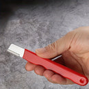 Afilador de cuchillos profesional de acero de tungsteno - Herramienta de afilado de doble cara con cubierta protectora, mango antideslizante, grano de acero duradero para cuchillos de cocina y tijeras de jardín, oferta de compra 1 y llévate 1 gratis