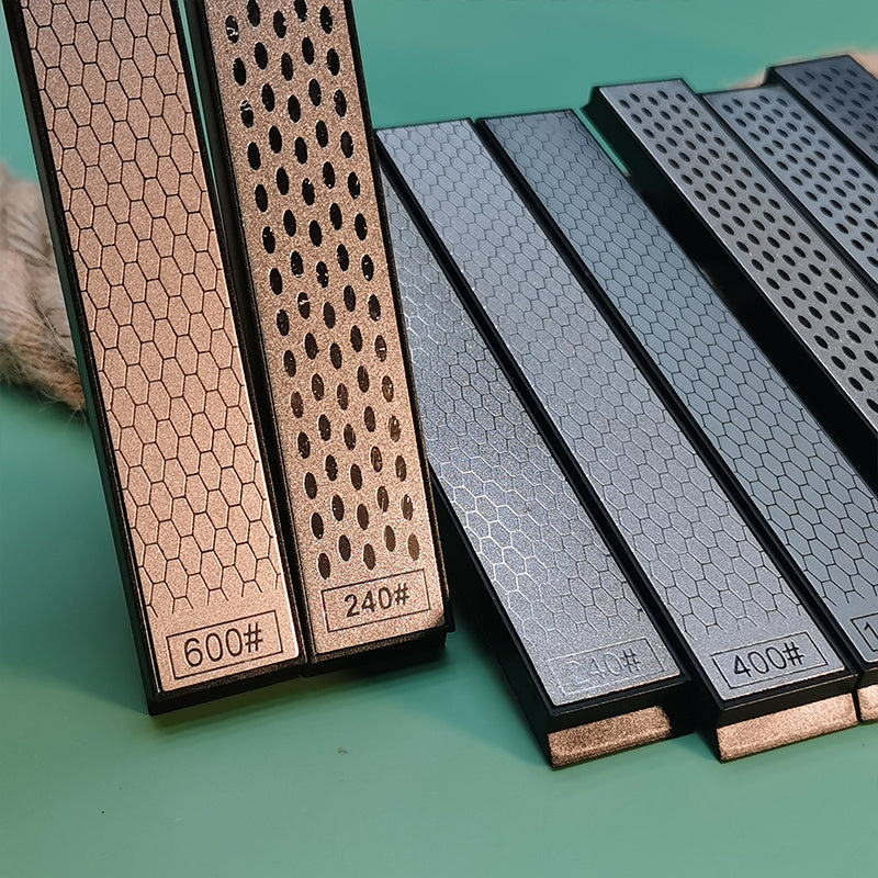 Juego de 4 Varillas de Afilado Recubiertas de Diamante para Sistemas de Cuchillos de Cocina