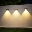 Luces solares para cercas, 4 piezas, luces solares exteriores, iluminación solar para cercas, ideal para jardín, patio, muro, terraza y escaleras [Blanco cálido