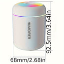 Difusor de aroma Humidificador de aire Purificador de aire para automóvil Humidificador USB Mini-Blanco