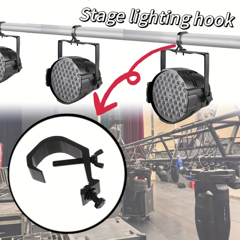 Ganchos de sujeción para luces de gran escenario, compatibles con diferentes tipos de lámparas, resistentes y fáciles de instalar, adecuados para teatros, escenarios, hogares, eventos al aire libre y festivales de música.