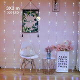 Luces Cascada 3X3 Metros 320 LED Navidad Interior Exterior 3X3-320L
