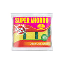 ESPONJA BONBRIL 3U DOBLE USO JUNIOR