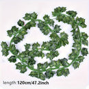 12pcs Enredaderas Artificiales de Hiedra, Guirnalda de Hojas Colgantes de Plantas de Hiedra para Decoración de Pared de Habitación, Jardín, Oficina, Boda, Guirnalda de Hojas de Hiedra Verde para Colgar en la Pared, Decoración de Jardín para el Hogar, Fal