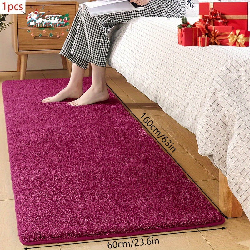 Alfombrilla de baño de espuma de memoria de terciopelo de lujo - Seca rápidamente, lavable, antideslizante, con superficie de terciopelo, ideal para decoración del hogar en sala de estar, dormitorio, cocina y más, alfombrilla de baño