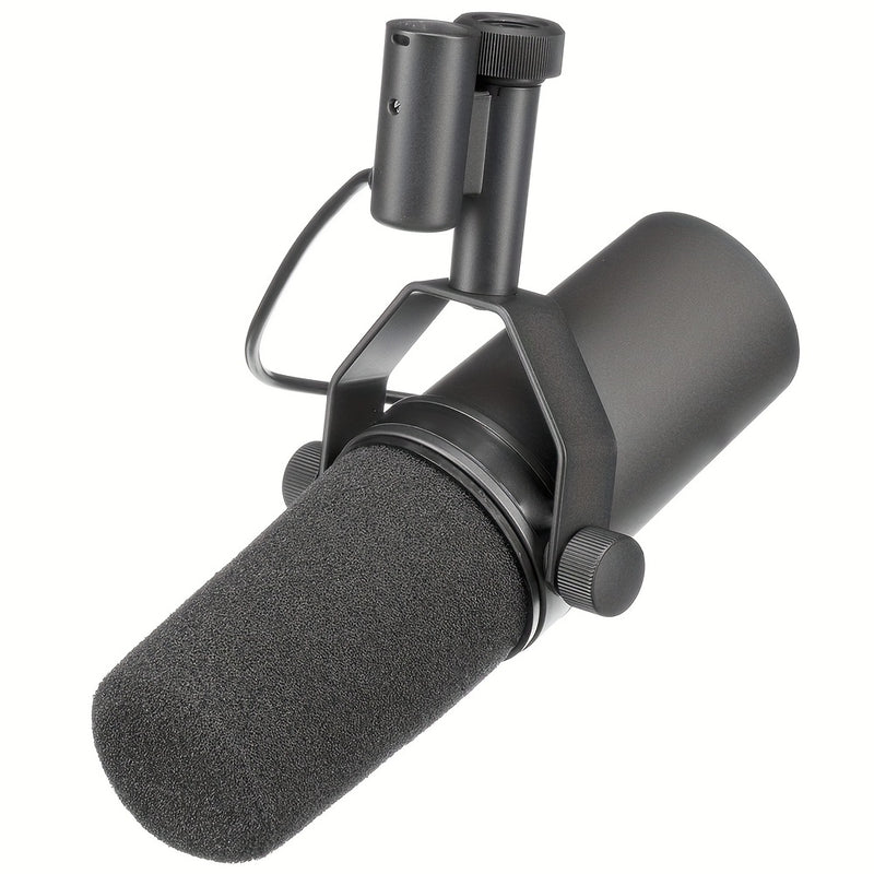TAVOSOP SM7B Micrófono Dinámico Profesional - Alimentado por USB, Estructura Robusta para Grabación, Podcasting, Juegos, Transmisión en Vivo - Amplio Rango de Frecuencia, Voz Vocal Cálida, Absorción de Choques por Suspensión de Aire, Diseño Duradero para