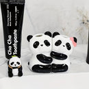 Soporte para Cepillos de Dientes de Cerámica con Diseño de Pandas Lindos, Almacenamiento Ultrasmooth Horneado a Alta Temperatura Sin Taladro para Parejas, Regalo Perfecto Adecuado para la Decoración del Baño