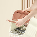 1pc Esenciales de Invierno Cubeta de Baño de Pies de Plástico con Función de Masaje, Tamaño Grande, Alto y Material Grueso, Sin Requerimiento de Electricidad
