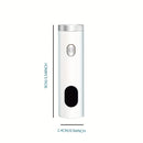Linterna LED portátil para curado de uñas - con alimentación USB, luz azul rápida para esmalte en gel, sin olor, indicador digital, secadora compacta para uso doméstico y salón, diseño elegante (acero inoxidable/plástico), lámpara para uñas de gel, ilumi