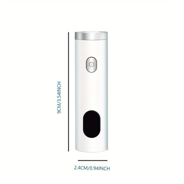 Linterna LED portátil para curado de uñas - con alimentación USB, luz azul rápida para esmalte en gel, sin olor, indicador digital, secadora compacta para uso doméstico y salón, diseño elegante (acero inoxidable/plástico), lámpara para uñas de gel, ilumi