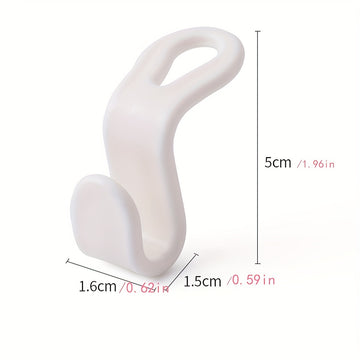 10pcs Ganchos De Ropa Simples, Ganchos De Utilidad Para Montar En La Pared
