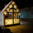 4 Luces de Fuegos Artificiales, 360 LED Impermeables con Control Remoto y Cable de Cobre, Ideales para Jardín o Patio, Perfectas para Navidad