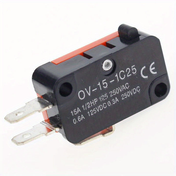 5 Unidades, Gran Interruptor Micro V-15-1C25, Interruptor De Contacto V-15-IC25, Interruptor Táctil De Punto De Cobre, Para Hornos De Microondas