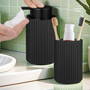 Juego de 2 Dispensadores de Jabón con Bomba de Espuma y Taza de Lavado, Botella de Gel de Ducha y Manos de Plástico para Decoración de Baño y Cocina