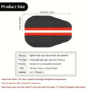 Par de cubre espejos para lluvia en PVC con textura de fibra de carbono, protectores para espejos laterales de auto, diseño grueso para protección en todo clima, cubre espejos | diseño elegante | agarre texturizado