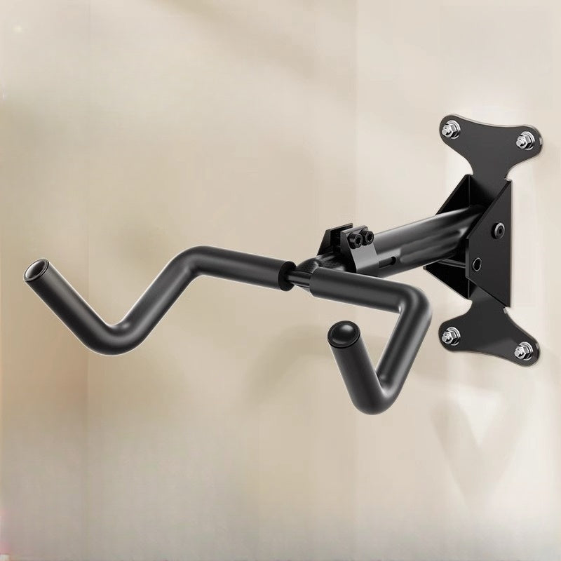 Soporte para bicicleta de metal resistente, soporte negro impermeable con gran capacidad de carga para uso en interiores/exteriores, 1 unidad
