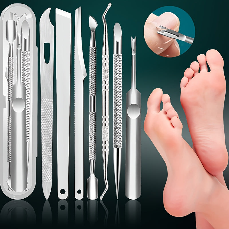 Juego de cortacutículas y removedor de callos de precisión - Sin aroma, incluye lima de uñas y limpiador - Regalo perfecto para mujeres, piel muerta, regalos para el Día de la Madre y personas mayores