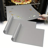 3 piezas de alfombras de parrilla de PTFE, resistentes a altas temperaturas, reutilizables y fáciles de limpiar - Accesorios de cocina antiadherentes para horno y parrilla, material de grado alimenticio, ideal para barbacoas al aire libre en patio, céspe