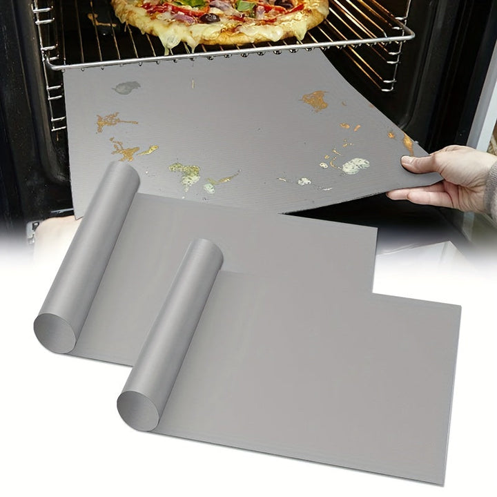 3 piezas de alfombras de parrilla de PTFE, resistentes a altas temperaturas, reutilizables y fáciles de limpiar - Accesorios de cocina antiadherentes para horno y parrilla, material de grado alimenticio, ideal para barbacoas al aire libre en patio, céspe