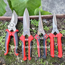 4 piezas de tijeras de poda de acero inoxidable, estilo contemporáneo, tijeras de jardín ambidiestras, cortadora de ramas duradera, herramienta de cosecha de frutas, con mangos antideslizantes, para cebolla, ajo, enredaderas, flores, frutas cítricas - Us