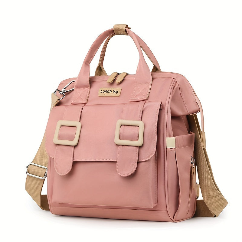 New large-capacity lunch bag, multifunctional insulated Valentine's Day gift, picnic bag with multiple pockets for storage and preservation, non-food contact, back to school