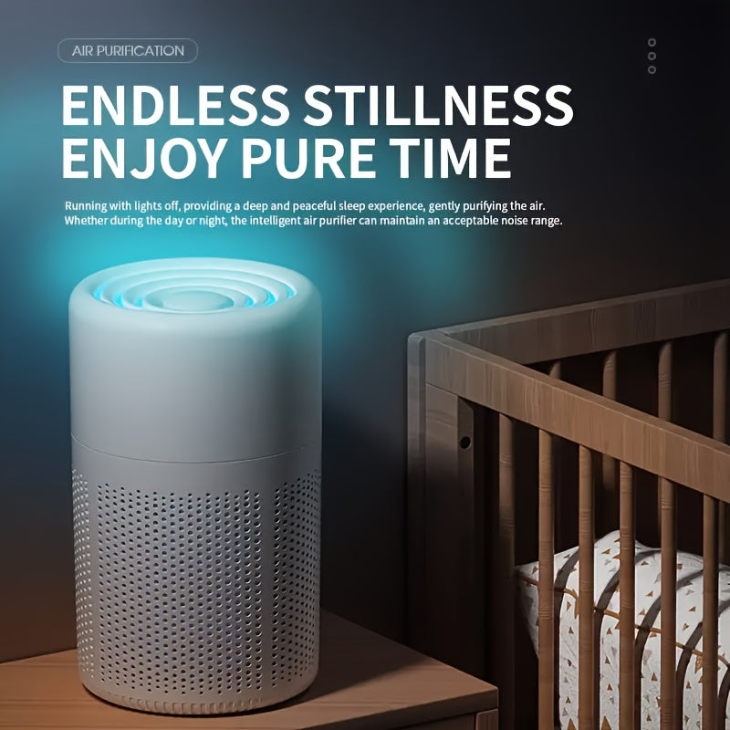 Purificador de aire HEPA para el hogar con esponja aromática, elimina olores para oficina, sala, habitaciones, ideal para fumadores, polvo, polen, caspa de mascotas, ambientador para auto, dormitorio u oficina