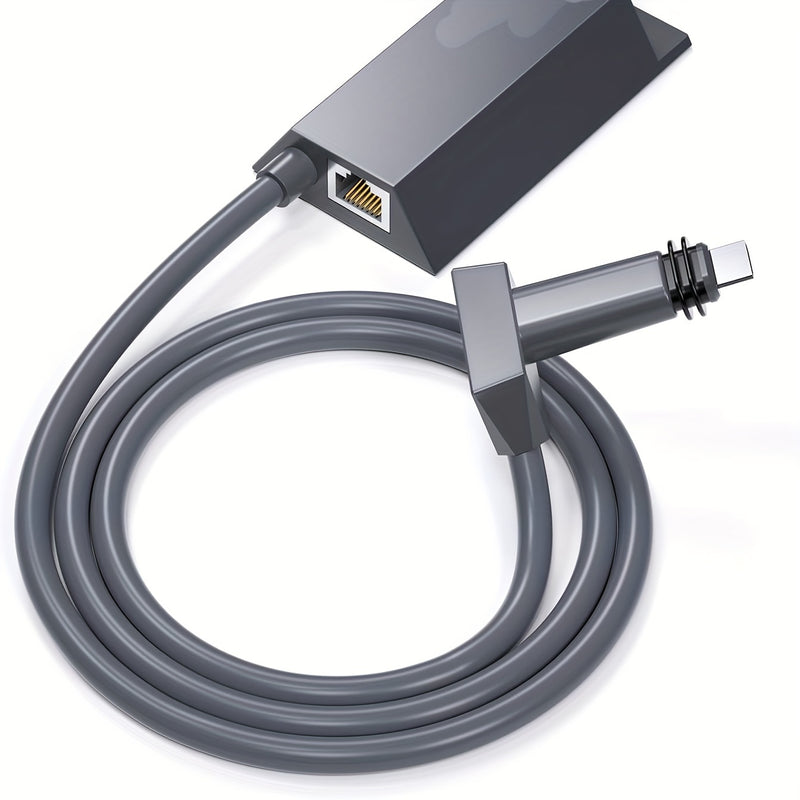 Adaptador Ethernet Starlink V2, material PVC, sin carga, 1 terminal, no requiere ensamblaje, conexión de red rápida y estable de Gigabit para Starlink Gen 2