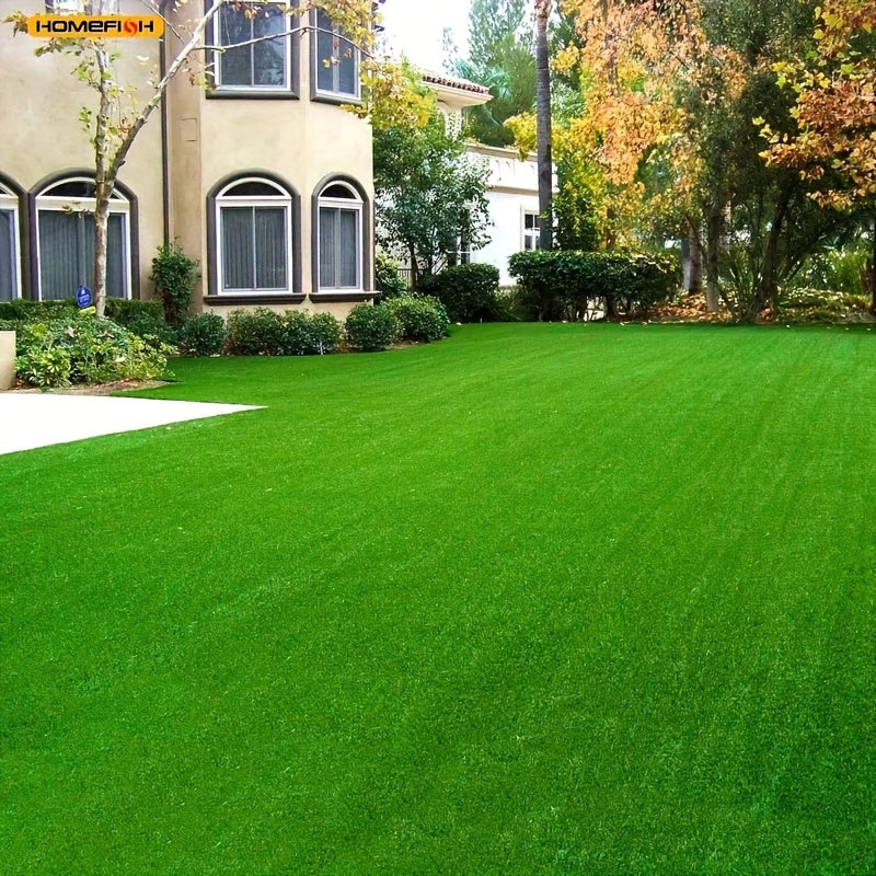 Césped artificial grande para exteriores, 400 cm x 50 cm, apariencia natural, bajo mantenimiento, fácil instalación sin herramientas, decoración duradera para todas las estaciones, ideal para jardín, patio, bodas y áreas de juego, uso en interiores y ext