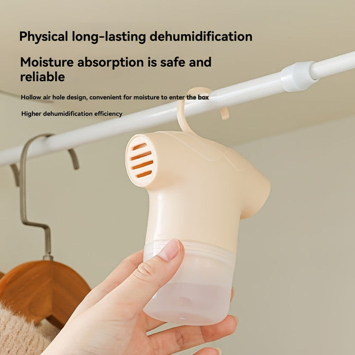 1 Unidad, Deshumidificador Colgante para Armarios, Absorbe la Humedad sin Olor, Ideal para Dormitorios, Baños y Armarios, Caja de Desecante de Plástico Reutilizable, Eficiente para Eliminar la Humedad, Regalo Ideal para el Hogar, Dispositivo Deshumidific