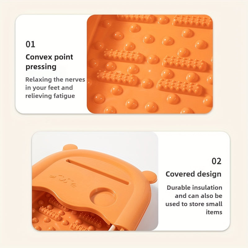 1 Bañera Plegable para Pies con Múltiples Opciones de Color, Lavabo Portátil de Plástico para Viajes en Otoño e Invierno, Accesorio para Masaje de Pies