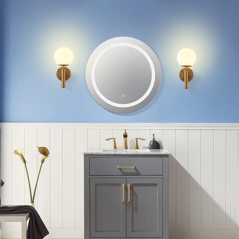 Lámpara de pared de metal moderna, adecuada para sala de estar, dormitorio, baño, pasillo, decoración de cabecera, control de interruptor, base de bombilla G9, excluyendo bombilla esférica.