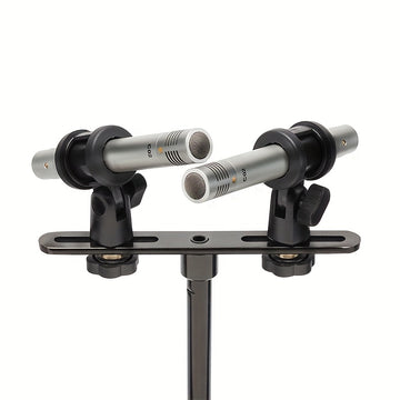 Conjunto de Micrófono Condensador Lexinova C-02 Dual Pencil - Antigolpes, Diafragma Pequeña, Diseño de Clip para Grabación de Piano y Voz, Compatible con XLR, Grado Profesional, Micrófonos para Instrumentos|Micrófonos Clipon|Construcción Duradera