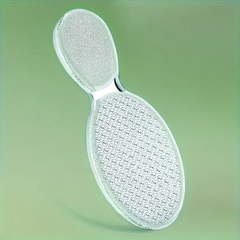 Lima de pies de vidrio nano - Exfoliador de doble cara, herramienta para alisar los pies y dar forma a las uñas, removedor de callos de pedicura profesional, sin perfume, no requiere electricidad ni batería, lavable y reutilizable.