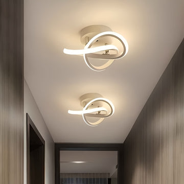 Lámpara de techo para balcón de entrada simple, lámpara de pasillo, lámpara de corredor, lámpara de vestíbulo acrílica con LED