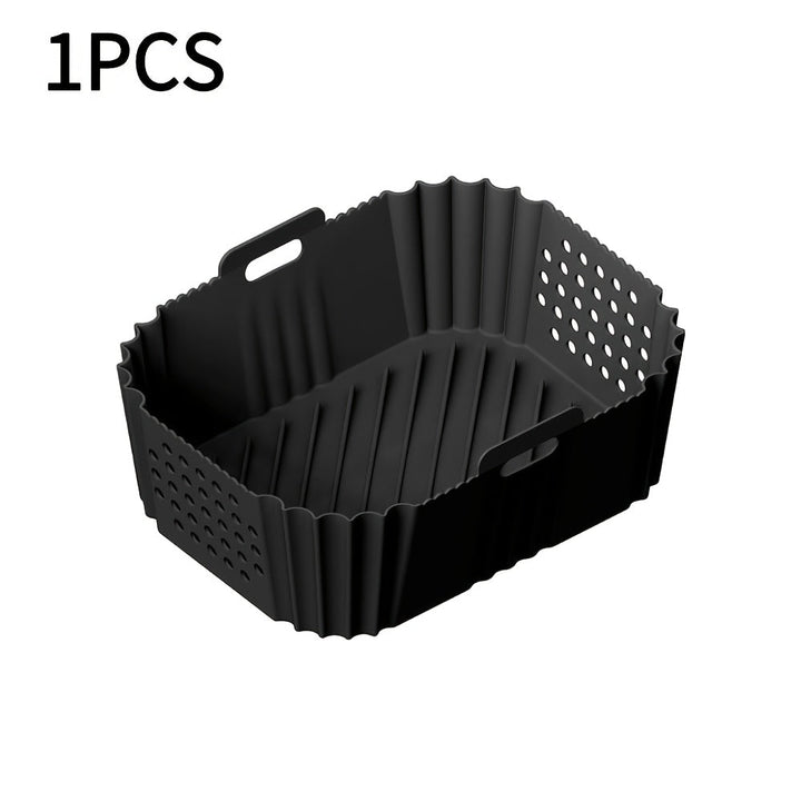 1/2pcs Revestimientos de Silicona para Freidora de Aire Ninja SL401 SL400 Doble Apilamiento XL 2-Cestas Reutilizables de Silicona para Freidora de Aire Antiadherente Bandeja de Horneado para Horno