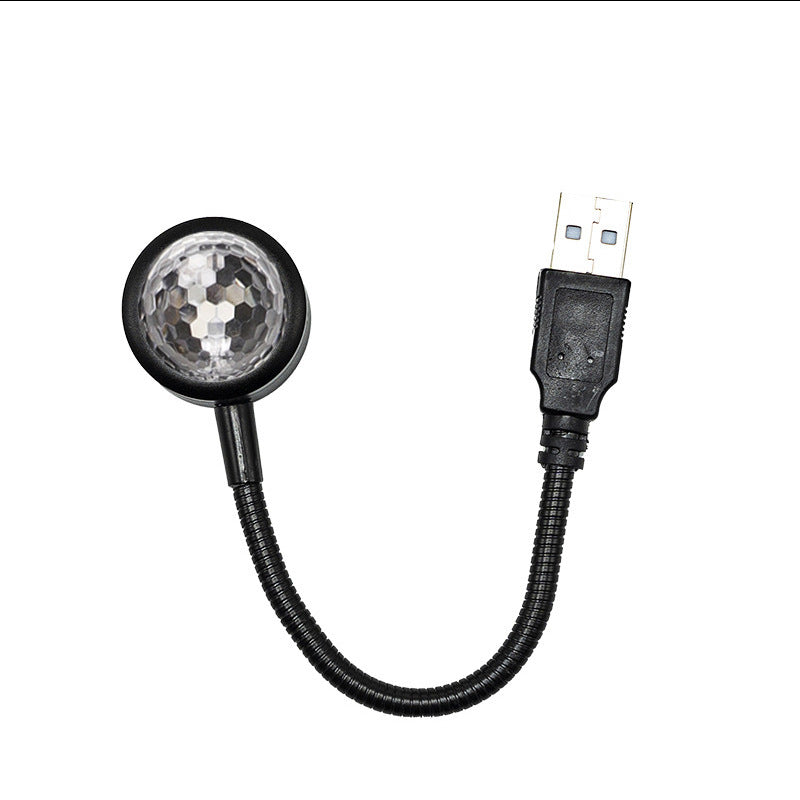 luz LED de proyección con efecto de escenario mágico, ritmo musical USB, Lámpara para fiesta, discoteca, escenario, atmósfera romántica, coche, dormitorio y fiesta